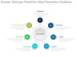 23167625 style linear 1-many 7 piece powerpoint presentation diagram infographic slide