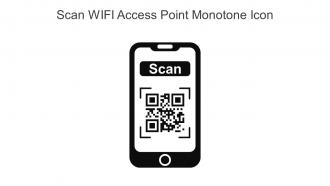 Scan WIFI Access Point Monotone Icon In Powerpoint Pptx Png And Editable Eps Format
