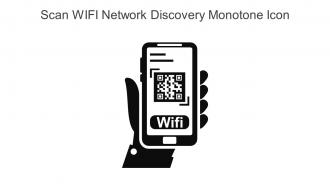Scan WIFI Network Discovery Monotone Icon In Powerpoint Pptx Png And Editable Eps Format