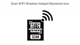 Scan WIFI Wireless Hotspot Monotone Icon In Powerpoint Pptx Png And Editable Eps Format