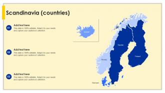 Scandinavia Countries PU Maps SS