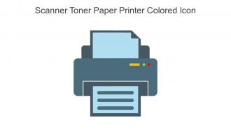 Scanner Toner Paper Printer Colored Icon In Powerpoint Pptx Png And Editable Eps Format