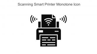 Scanning Smart Printer Monotone Icon In Powerpoint Pptx Png And Editable Eps Format