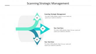 Scanning strategic management ppt powerpoint presentation file layouts cpb
