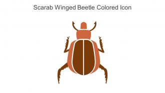 Scarab Winged Beetle Colored Icon In Powerpoint Pptx Png And Editable Eps Format