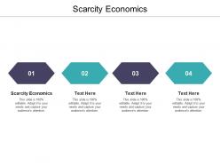 Scarcity economics ppt powerpoint presentation file maker cpb