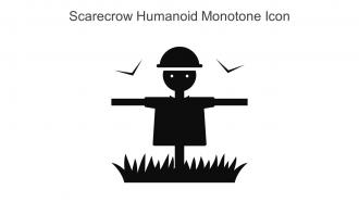 Scarecrow Humanoid Monotone Icon In Powerpoint Pptx Png And Editable Eps Format