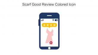 Scarf Good Review Colored Icon In Powerpoint Pptx Png And Editable Eps Format