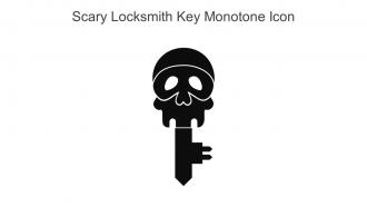 Scary Locksmith Key Monotone Icon In Powerpoint Pptx Png And Editable Eps Format