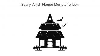 Scary Witch House Monotone Icon In Powerpoint Pptx Png And Editable Eps Format