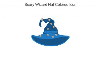 Scary Wizard Hat Colored Icon In Powerpoint Pptx Png And Editable Eps Format