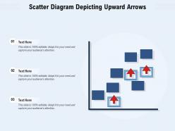 Scatter Diagram Depicting Upward Arrows