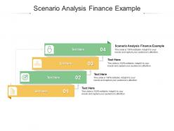 Scenario analysis finance example ppt powerpoint presentation portfolio graphics pictures cpb