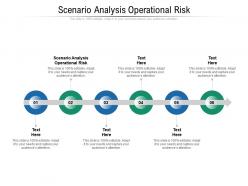 Scenario analysis operational risk ppt powerpoint presentation file ideas cpb