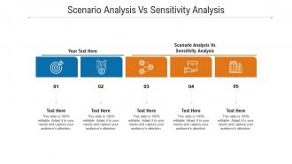 Scenario analysis vs sensitivity analysis ppt powerpoint presentation pictures slide cpb