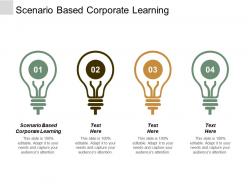 Scenario based corporate learning ppt powerpoint presentation inspiration shapes cpb