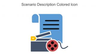 Scenario Description Colored Icon In Powerpoint Pptx Png And Editable Eps Format