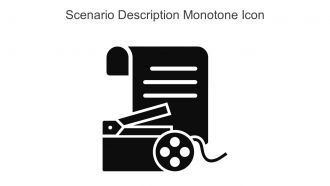Scenario Description Monotone Icon In Powerpoint Pptx Png And Editable Eps Format