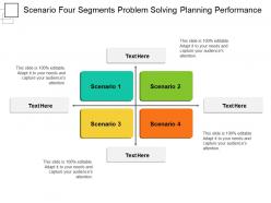 Scenario four segments problem solving planning performance