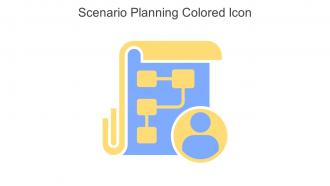 Scenario Planning Colored Icon In Powerpoint Pptx Png And Editable Eps Format