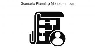 Scenario Planning Monotone Icon In Powerpoint Pptx Png And Editable Eps Format