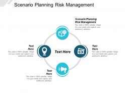 Scenario planning risk management ppt powerpoint presentation layouts graphics pictures cpb