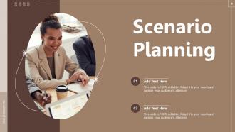Scenario Planning Single Cover Page