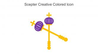 Scepter Creative Colored Icon In Powerpoint Pptx Png And Editable Eps Format