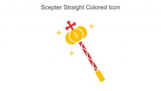 Scepter Straight Colored Icon In Powerpoint Pptx Png And Editable Eps Format