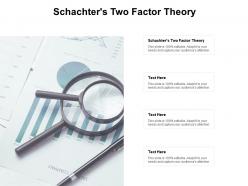 Schachters two factor theory ppt powerpoint presentation portfolio cpb