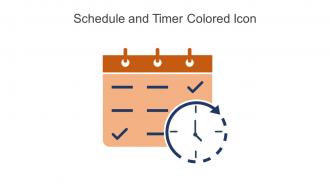 Schedule And Timer Colored Icon In Powerpoint Pptx Png And Editable Eps Format