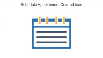 Schedule Appointment Colored Icon In Powerpoint Pptx Png And Editable Eps Format