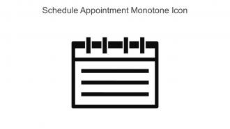 Schedule Appointment Monotone Icon In Powerpoint Pptx Png And Editable Eps Format
