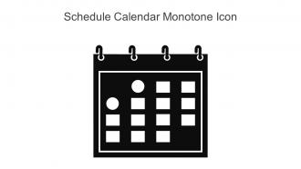 Schedule Calendar Monotone Icon In Powerpoint Pptx Png And Editable Eps Format