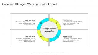 Schedule Changes Working Capital Format In Powerpoint And Google Slides Cpb
