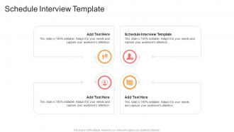 Schedule Interview Template In Powerpoint And Google Slides Cpb