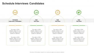 Schedule Interviews Candidates In Powerpoint And Google Slides Cpb