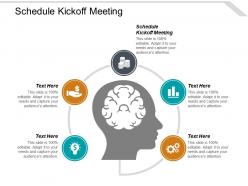 Schedule kickoff meeting ppt powerpoint presentation styles file formats cpb