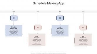 Schedule Making App In Powerpoint And Google Slides Cpb