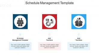 Schedule Management Template In Powerpoint And Google Slides Cpb
