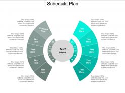 Schedule plan ppt powerpoint presentation model ideas cpb