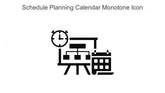 Schedule Planning Calendar Monotone Icon In Powerpoint Pptx Png And Editable Eps Format