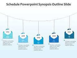 Schedule Powerpoint Synopsis Outline Slide Timeline Powerpoint Template