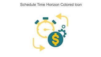 Schedule Time Horizon Colored Icon In Powerpoint Pptx Png And Editable Eps Format