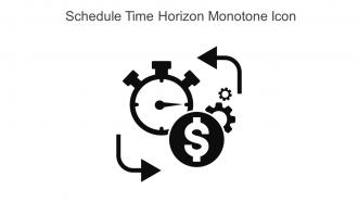 Schedule Time Horizon Monotone Icon In Powerpoint Pptx Png And Editable Eps Format