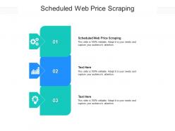 Scheduled web price scraping ppt powerpoint presentation professional designs cpb