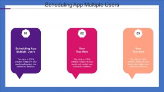 Scheduling App Multiple Users Ppt Powerpoint Presentation Infographic Template Cpb