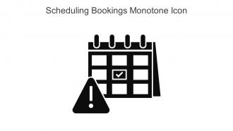 Scheduling Bookings Monotone Icon In Powerpoint Pptx Png And Editable Eps Format
