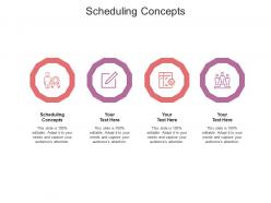 Scheduling concepts ppt powerpoint presentation portfolio graphics download cpb