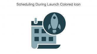 Scheduling During Launch Colored Icon In Powerpoint Pptx Png And Editable Eps Format